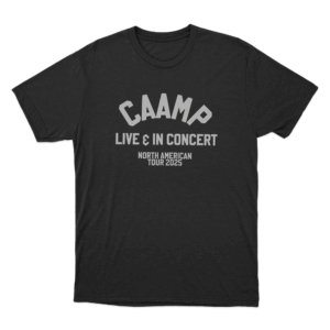 Caamp 2025 Concert Tour Unisex T Shirt Black