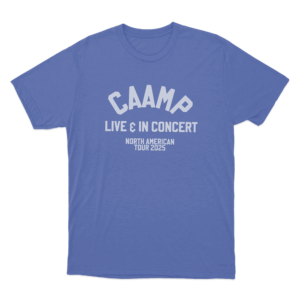 Caamp 2025 Concert Tour Unisex T Shirt Blue