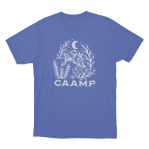 Caamp Bird Unisex T Shirt Blue