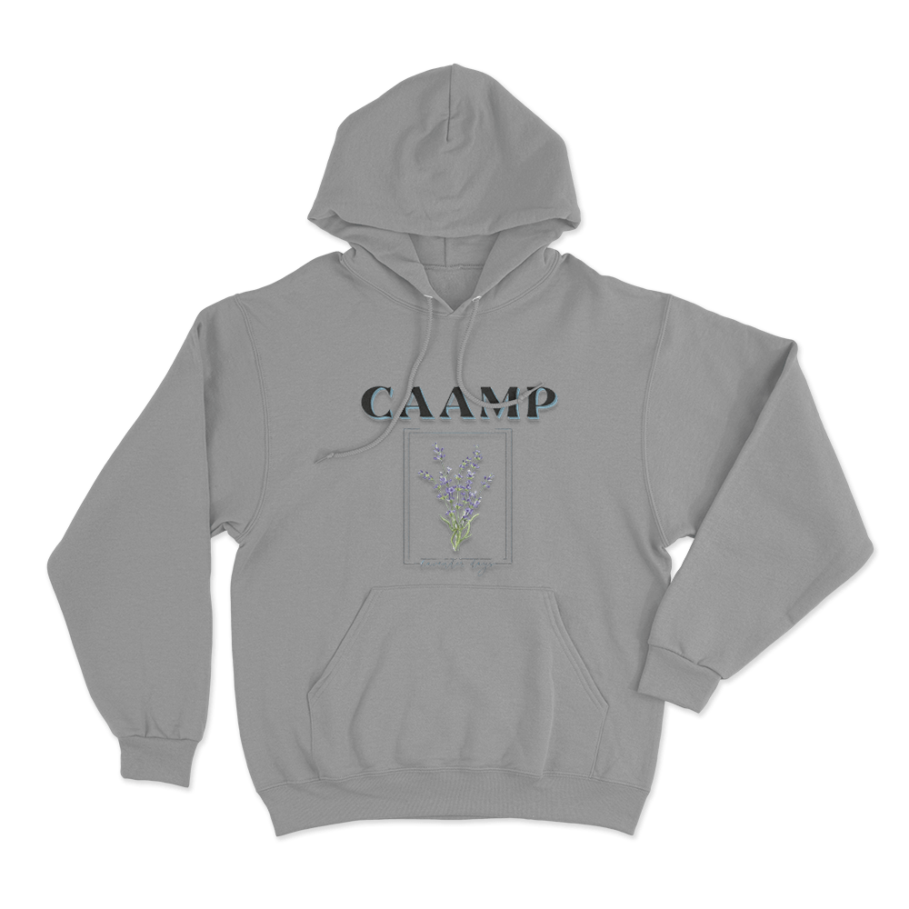 Caamp Lavender Unisex Hoodie Grey Caamp Lavender Unisex Hoodie Grey