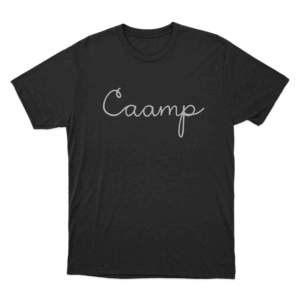Caamp Signature Unisex T Shirt Black