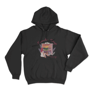 Lavender Days Cover Unisex Hoodie Black