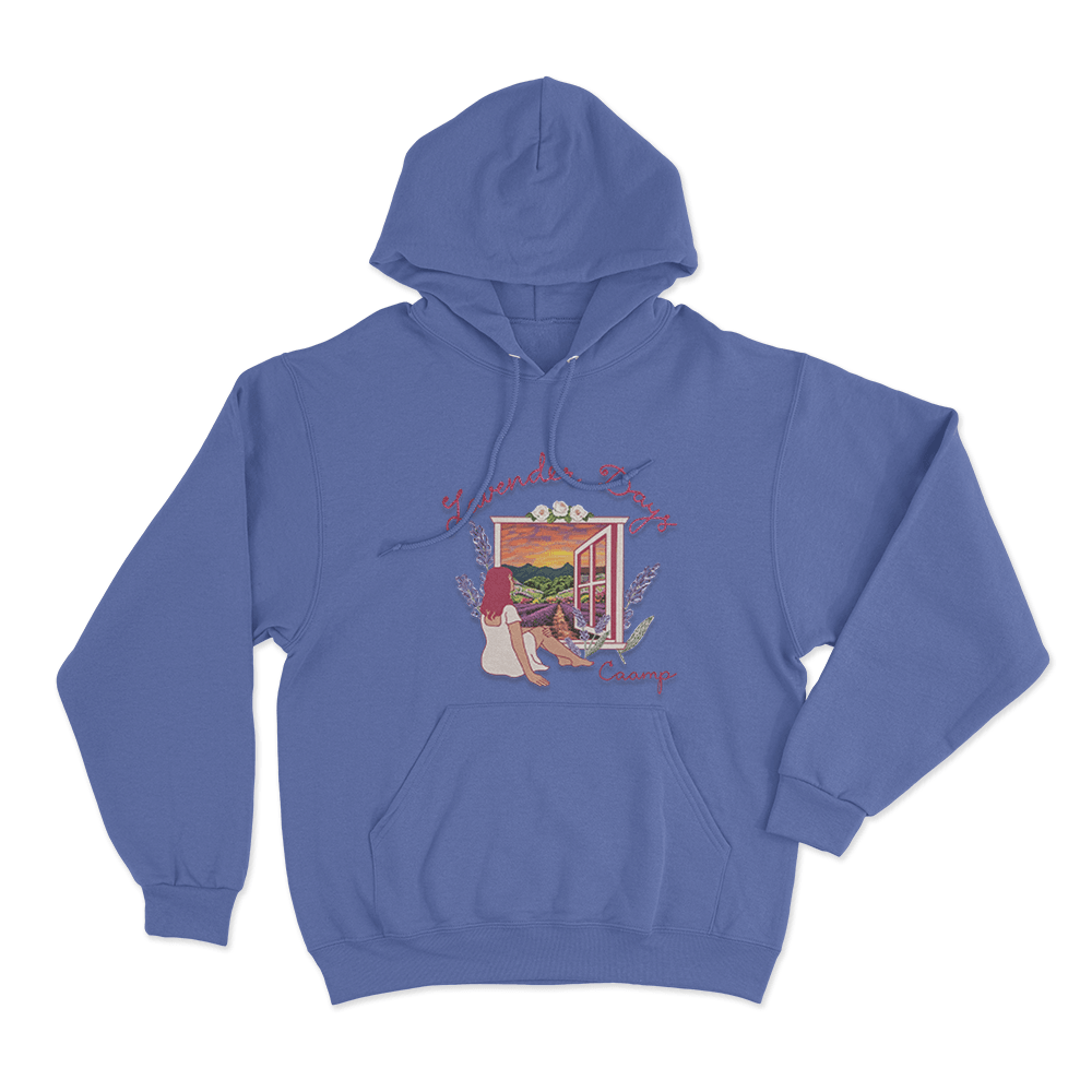 Lavender Days Cover Unisex Hoodie Blue Lavender Days Cover Unisex Hoodie Blue