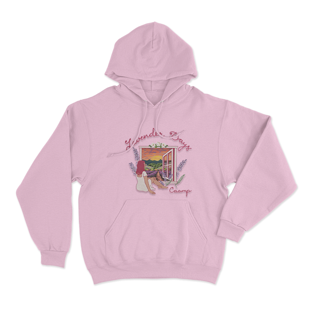 Lavender Days Cover Unisex Hoodie Pink Lavender Days Cover Unisex Hoodie Pink