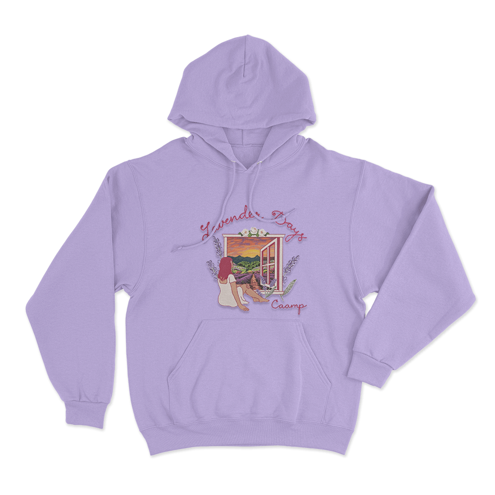 Lavender Days Cover Unisex Hoodie Purple Lavender Days Cover Unisex Hoodie Purple