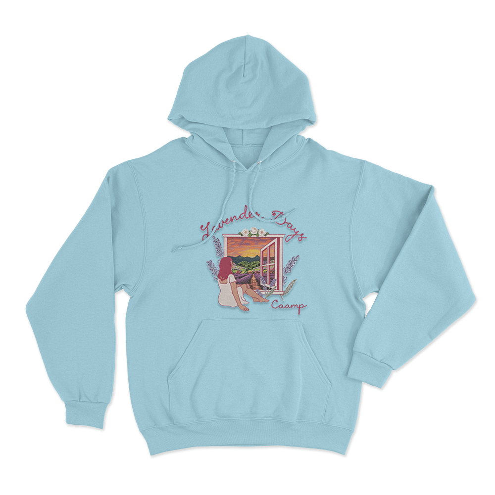 Lavender Days Cover Unisex Hoodie Sky Blue Lavender Days Cover Unisex Hoodie Sky Blue