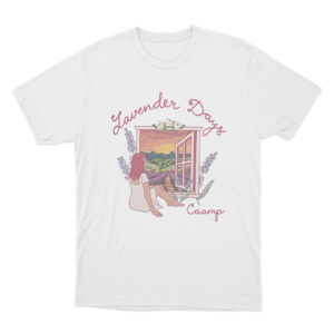 Lavender Days Cover Unisex T Shirt White